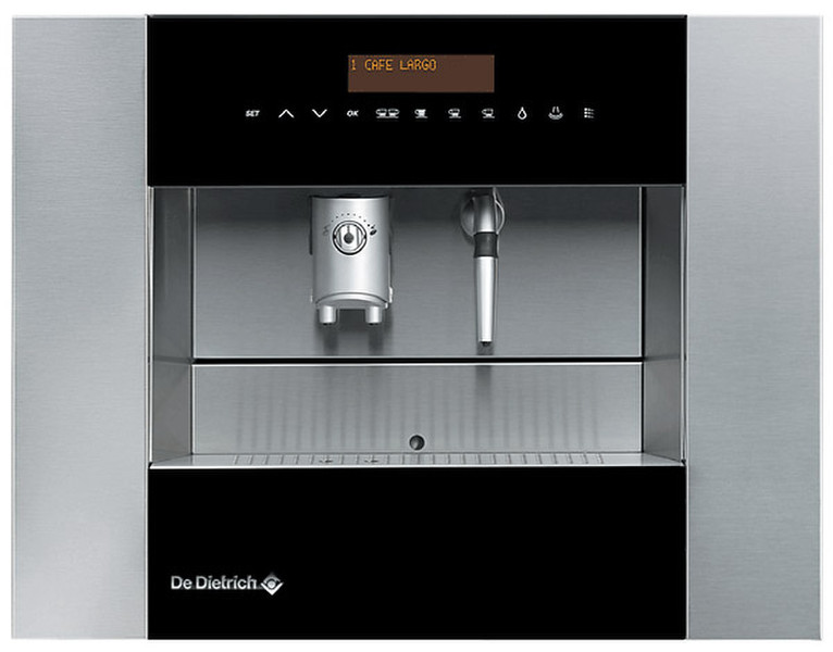 De Dietrich DED700X Espresso machine 2л 2чашек Черный, Cеребряный кофеварка