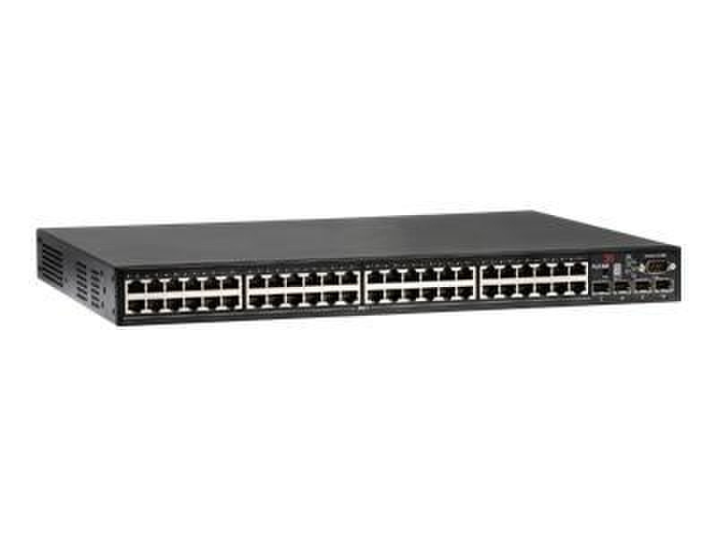 Brocade FLS648 Управляемый L3 Gigabit Ethernet (10/100/1000) Черный сетевой коммутатор