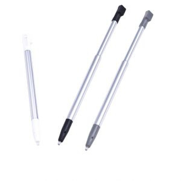 Snakebyte Extendable Metal Stylus Silver stylus pen