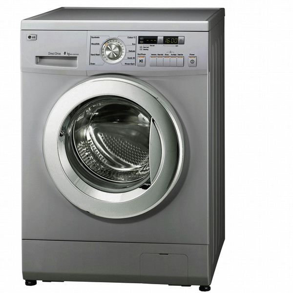 LG WD-12337TDX freestanding Front-load 8kg 1200RPM A+ Silver washing machine