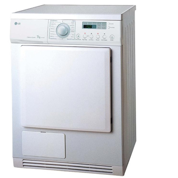 LG TD-C70212EB freestanding Front-load 7kg White tumble dryer