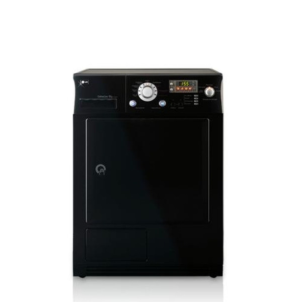 LG TD-C8001EN Отдельностоящий Фронтальная загрузка 8кг Черный сушилка для белья