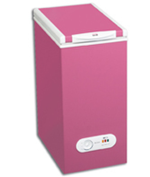 New-Pol NEH 40 R freestanding Chest 65L C Pink freezer