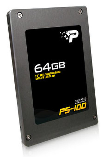Patriot Memory PS-100 SSD - 64GB Serial ATA solid state drive
