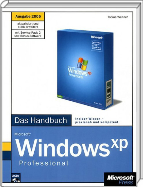 Microsoft Windows XP Professional - Das Handbuch, Ausgabe 2005 1033страниц DEU руководство пользователя для ПО