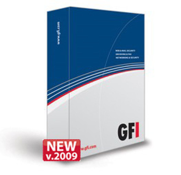 GFI WebMonitor 2009 for ISA - WebSecurity, 10-49u, 1 Year 1лет 10 - 49пользов.