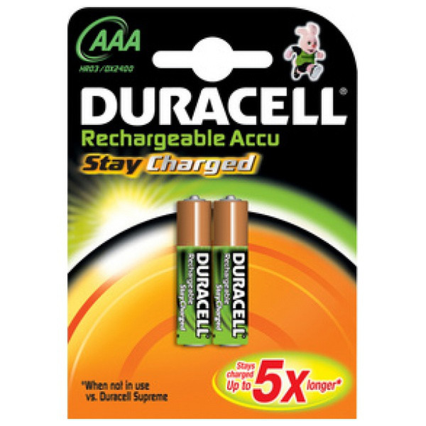 Duracell StayCharged, AAA 800mAh Wiederaufladbare Batterie