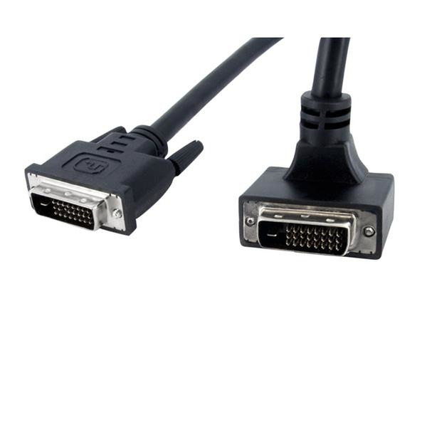 StarTech.com 6 ft 90° Down Angled Dual Link DVI-D Monitor Cable - M/M DVI cable