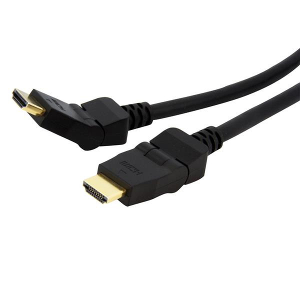 StarTech.com HDMIROTMM6 1.8м HDMI HDMI Черный HDMI кабель