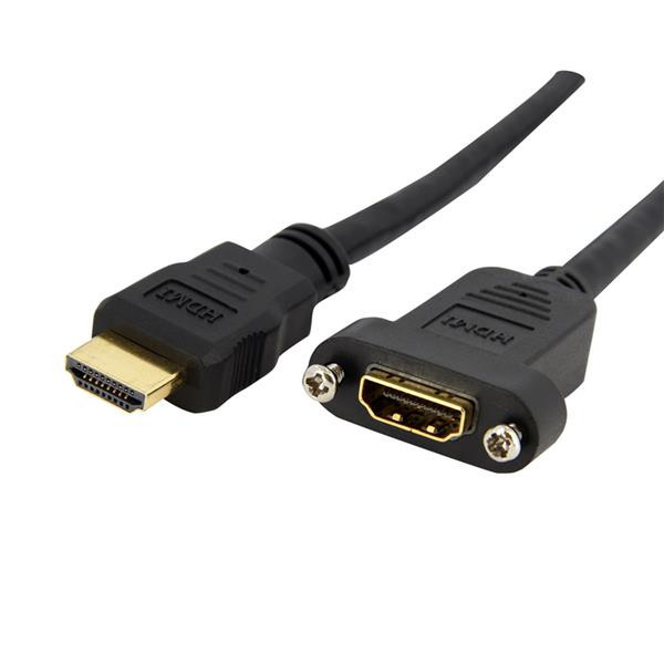 StarTech.com HDMIPNLFM3 0.9м HDMI HDMI Черный HDMI кабель