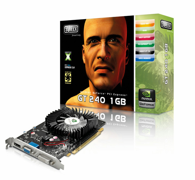 Sweex GC530 GeForce GT 240 1GB GDDR3 Grafikkarte