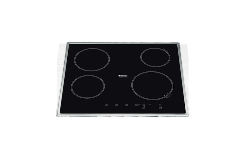 Hotpoint KEC 647 X Eingebaut Electric hob Schwarz Kochfeld