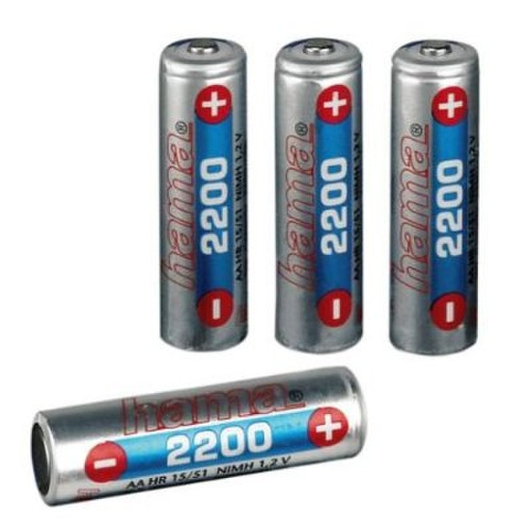 Hama AA Accu 2200 mAh Nickel-Metal Hydride (NiMH) 2200mAh 1.2V rechargeable battery