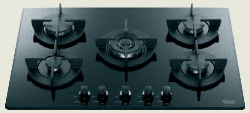 Hotpoint TD 751 S (BK) GH/HA built-in Gas hob Black hob