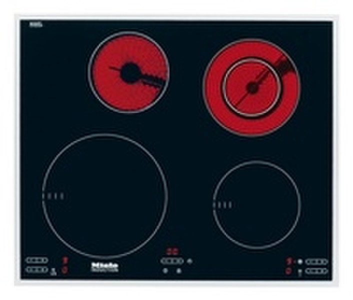 Miele KM 5920 Встроенный Electric hob Черный