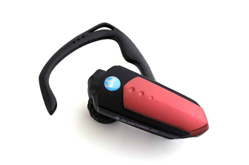 Bluetrek M2 red Monophon Bluetooth Schwarz Mobiles Headset