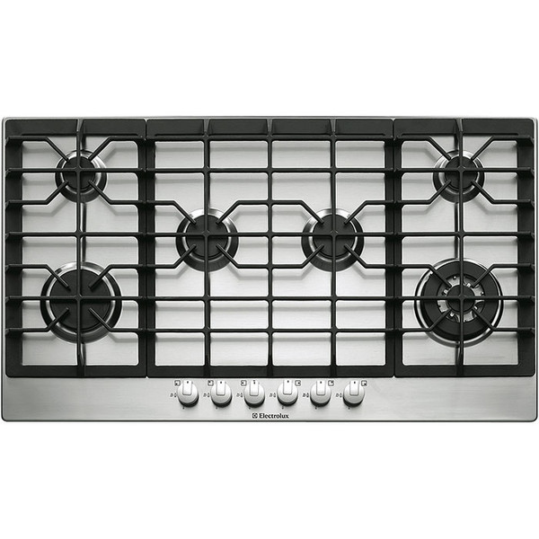 Electrolux EHG 9830 X Настольный Gas hob Cеребряный плита