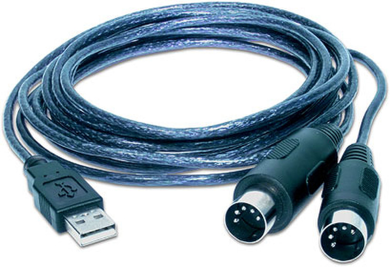 ESI MIDIMATE USB 2x MIDI Черный кабельный разъем/переходник