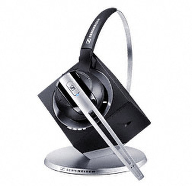 Sennheiser DW Office Monaural DECT Black,Stainless steel mobile headset