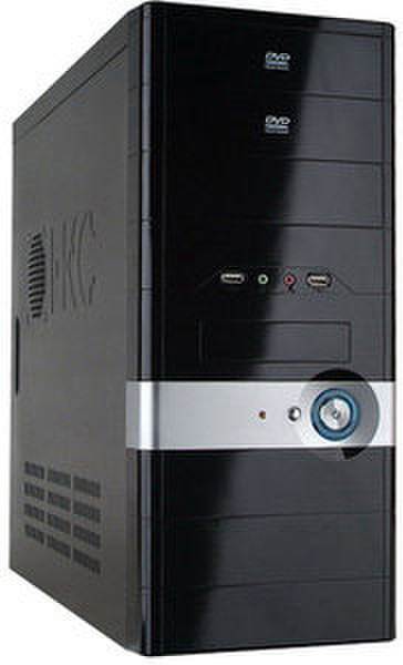 Listan 7063GD Midi-Tower 420W Black computer case