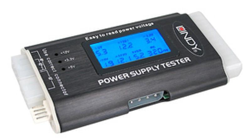 Lindy ATX Power Supply Tester тестер аккумуляторных батарей