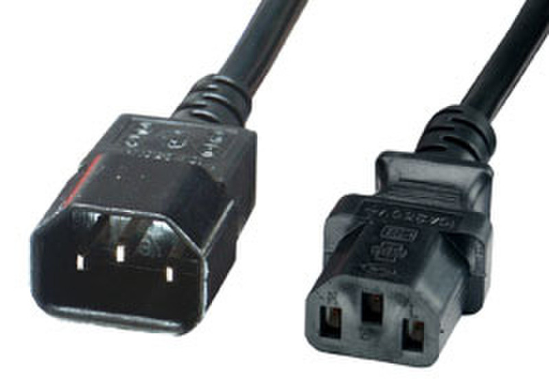 Lindy IEC Extension Lead, 5m 5m Black power cable