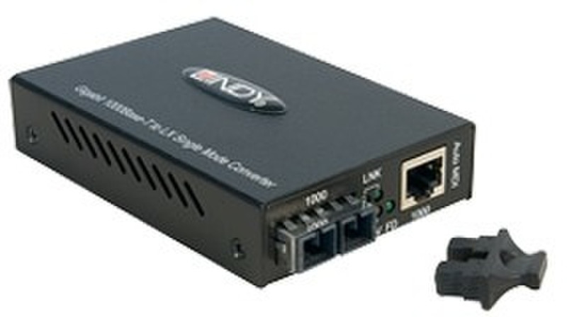 Lindy SC Fibre Optic Converter 1000Mbit/s Netzwerk Medienkonverter