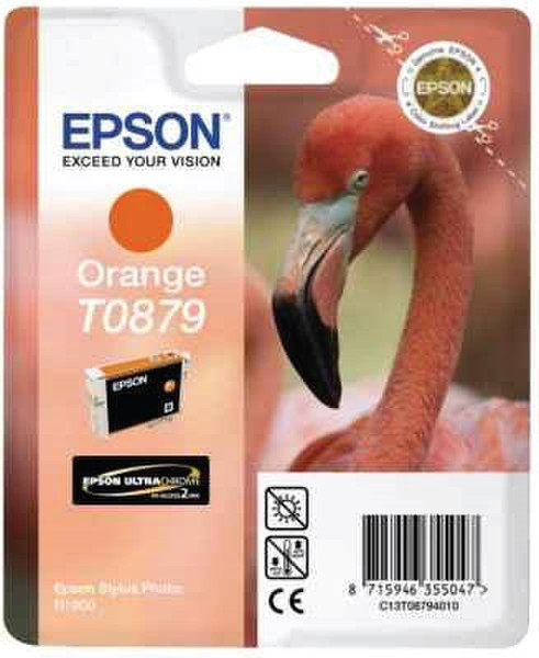 Epson T0879 Оранжевый струйный картридж