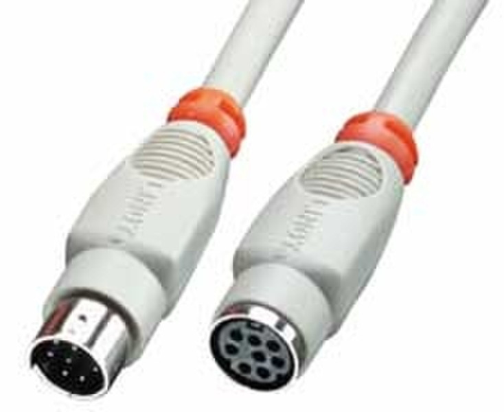 Lindy Apple Mac Serial Port Extension Cable, 2m 2м Серый кабель для принтера