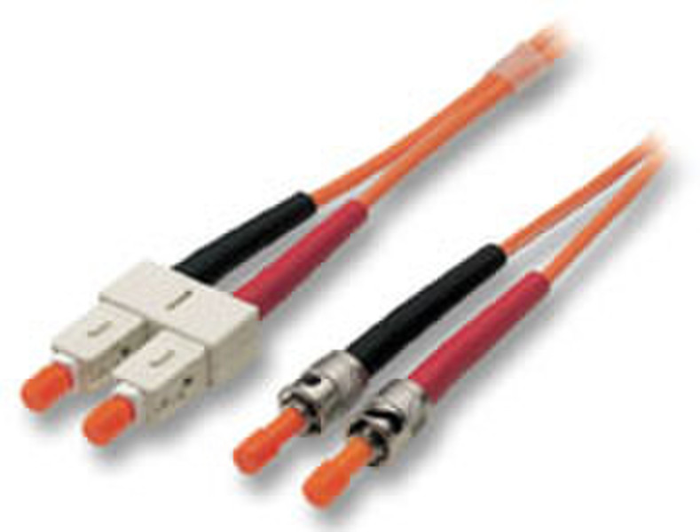 Lindy LWL Duplex ST/SC 62.5/125 Multimode 2.0m 2m Orange Glasfaserkabel