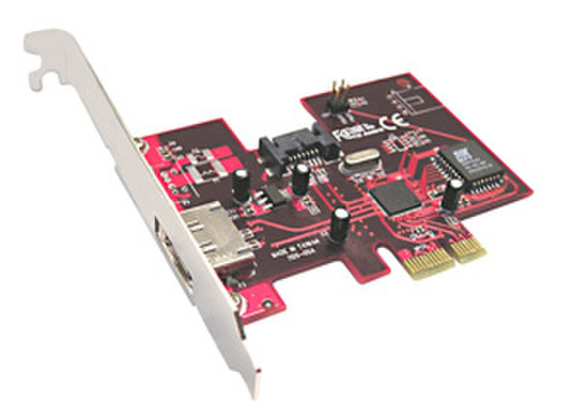 Lindy 2 Port SATA II Card - 1 eSATA Port, PCI Express interface cards/adapter