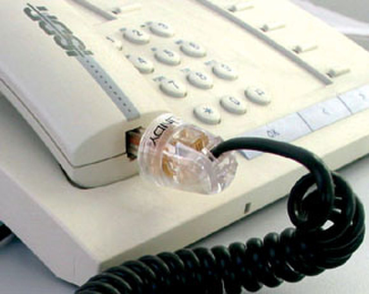 Lindy Telephone Cable Tangle Eliminator RJ-10 4P4C Transparent Drahtverbinder