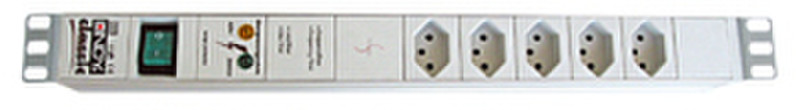 Lindy 5-Outlet Power Extension 2m power extension