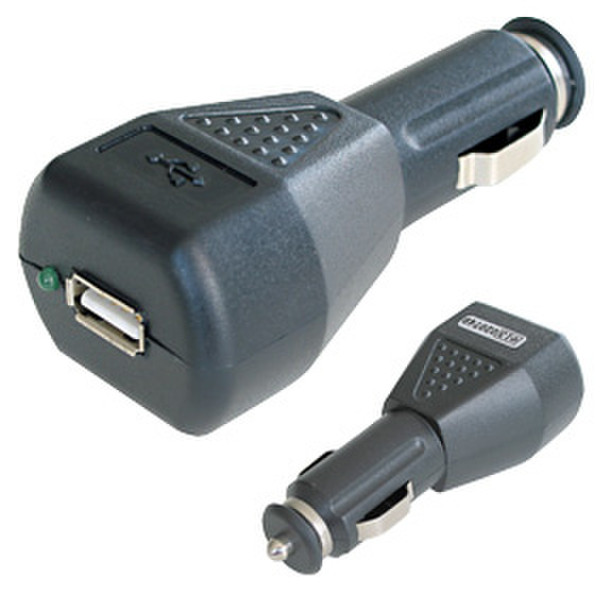 Lindy USB Car Charger Auto Black mobile device charger