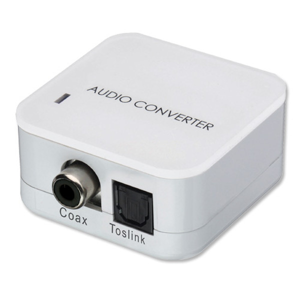 Lindy SPDIF Digital / Toslink Audio Converter Toslink RCA Weiß Kabelschnittstellen-/adapter