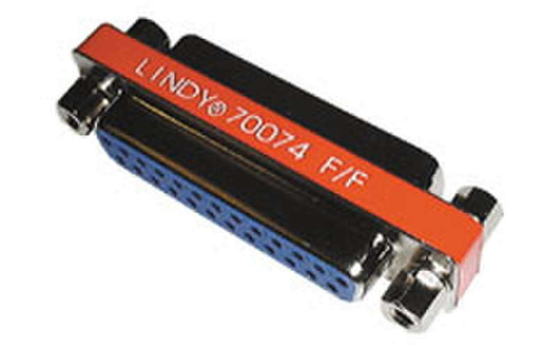 Lindy 25-pin D Mini Gender Changer 25-pin D 25-pin D cable interface/gender adapter