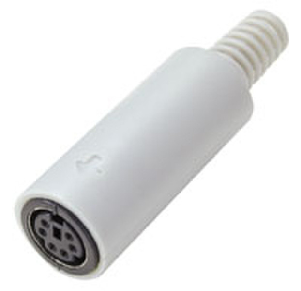 Lindy PS/2 Connector 6-Pin Mini DIN FM Grey wire connector