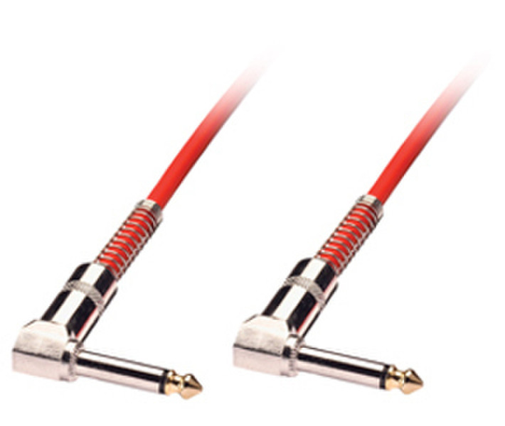 Lindy 6.3mm M/M 3.0m 3m 6.35mm 6.35mm Red audio cable