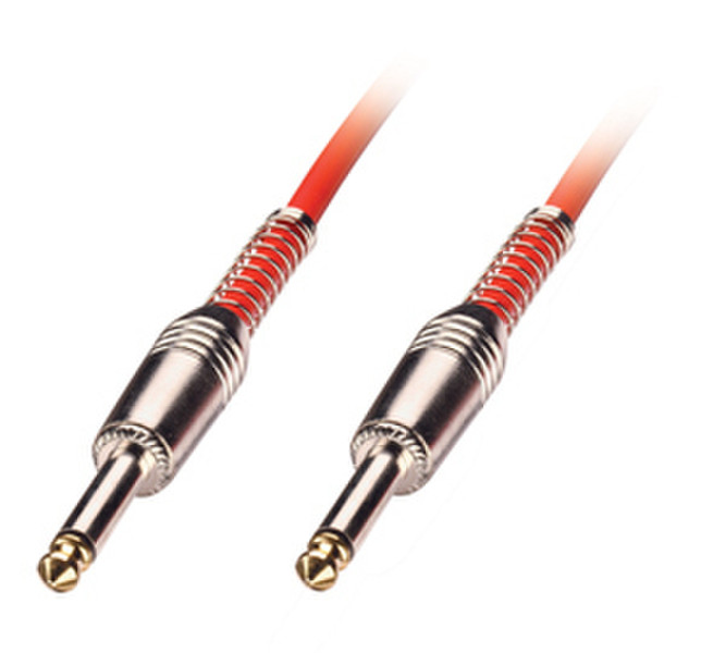 Lindy 6.3mm M/M 2.0m 2m 6.35mm 6.35mm Red audio cable