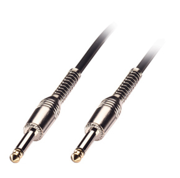 Lindy 6.3mm M/M 3.0m 3m 6.35mm 6.35mm Black audio cable