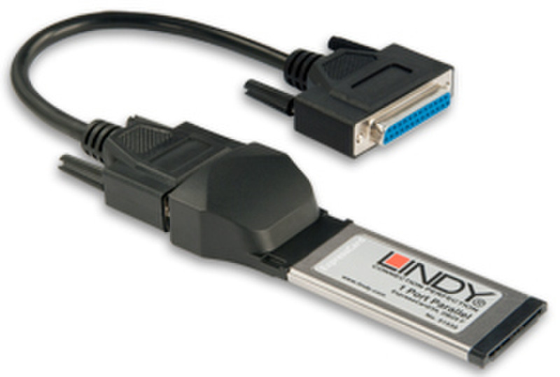 Lindy 1-Port Parallel ExpressCard Schnittstellenkarte/Adapter