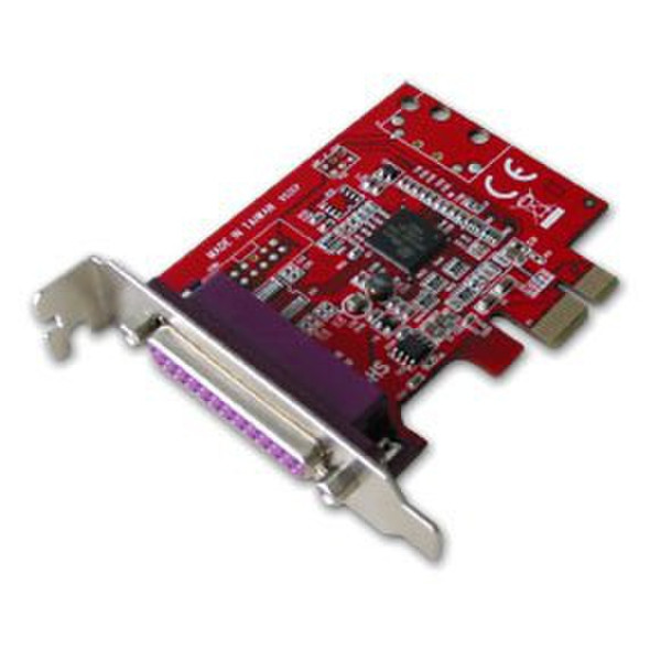Lindy 1-Port PCIe Parallel Card interface cards/adapter
