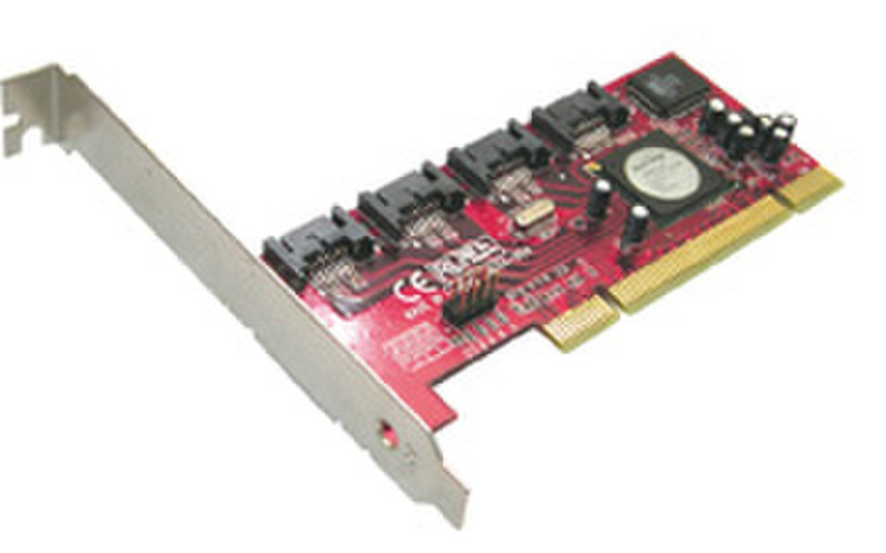 Lindy 4-Port SATA II Card Schnittstellenkarte/Adapter