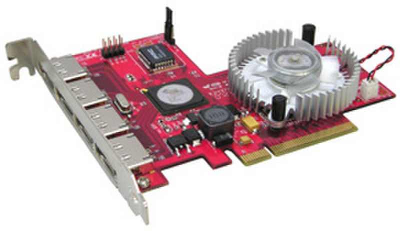 Lindy 4-Port SATA II Card interface cards/adapter