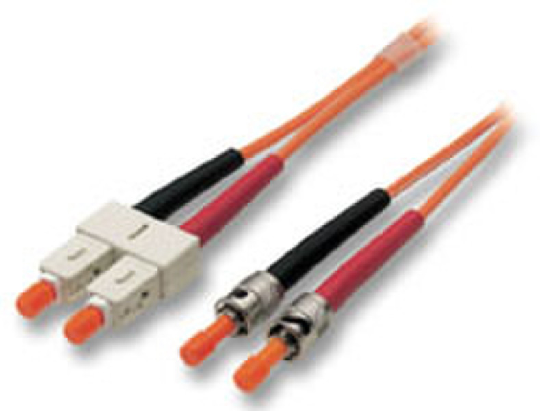 Lindy LWL Duplex ST/SC 50/125 Multimode 3.0m 3m Orange fiber optic cable