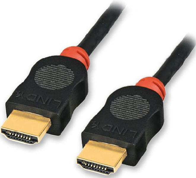 Lindy 0.5m Cat2 HDMI Cable 0.5м HDMI HDMI Черный HDMI кабель