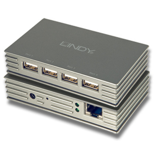 Lindy 4 Port USB 2.0 over IP Server IP-Kommunikationsserver