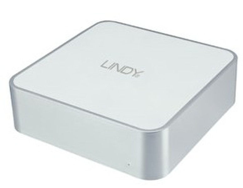 Lindy USB 2.0 Mini NAS Enclosure 3.5Zoll Silber