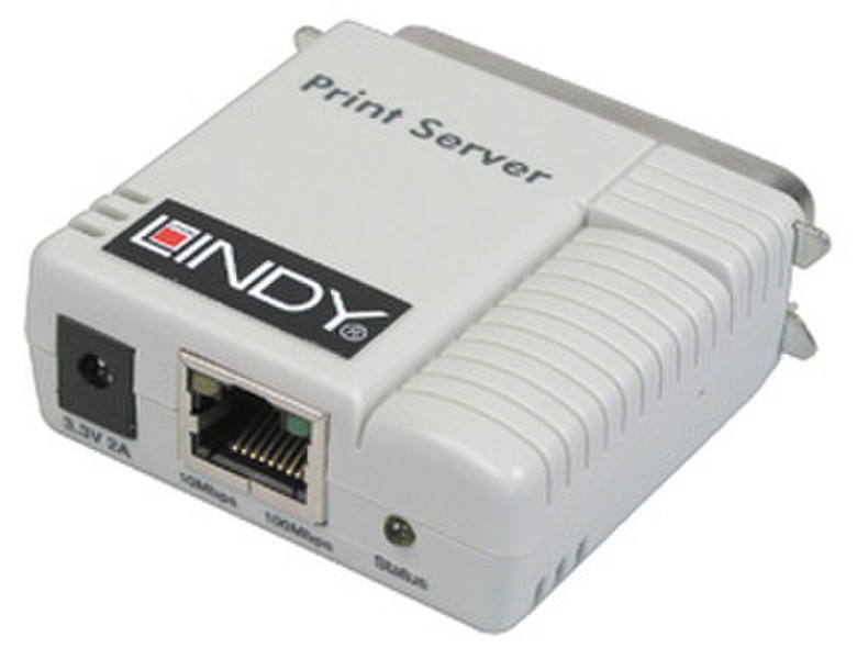 Lindy 10/100Base-TX Print Server Ethernet-LAN Druckserver