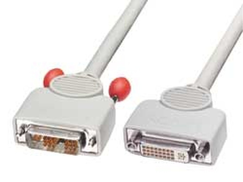 Lindy 20m DVI Cable 20m DVI-D DVI-D Weiß DVI-Kabel